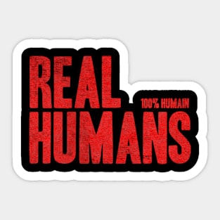 Real Humans 100 Human Sticker